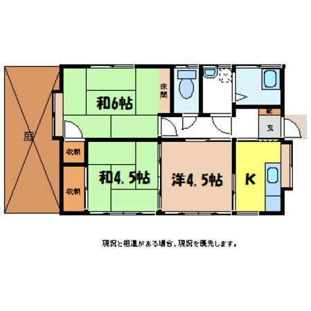 伊那市駅 徒歩8分 1階の物件間取画像